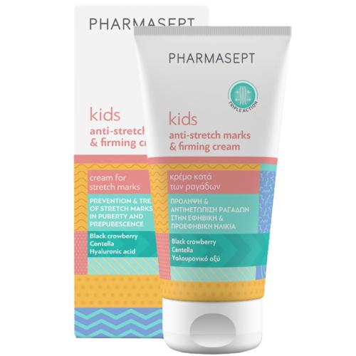 Pharmasept Kids Anti-Stretch Marks & Firming Cream Κρέμα Σώματος για Πρόληψη & Αντιμετώπισή των Ραγάδων στην Εφηβική & Προεφηβική Ηλικία 150ml 